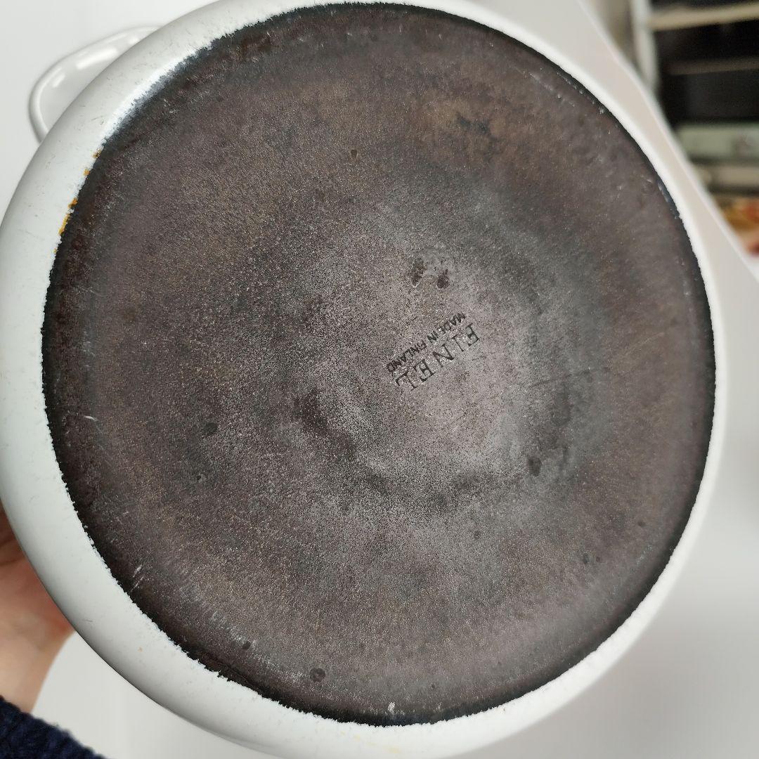 レア　フィネル　Finel チェリー　ポット　琺瑯　ホーロー　北欧　さくらんぼ