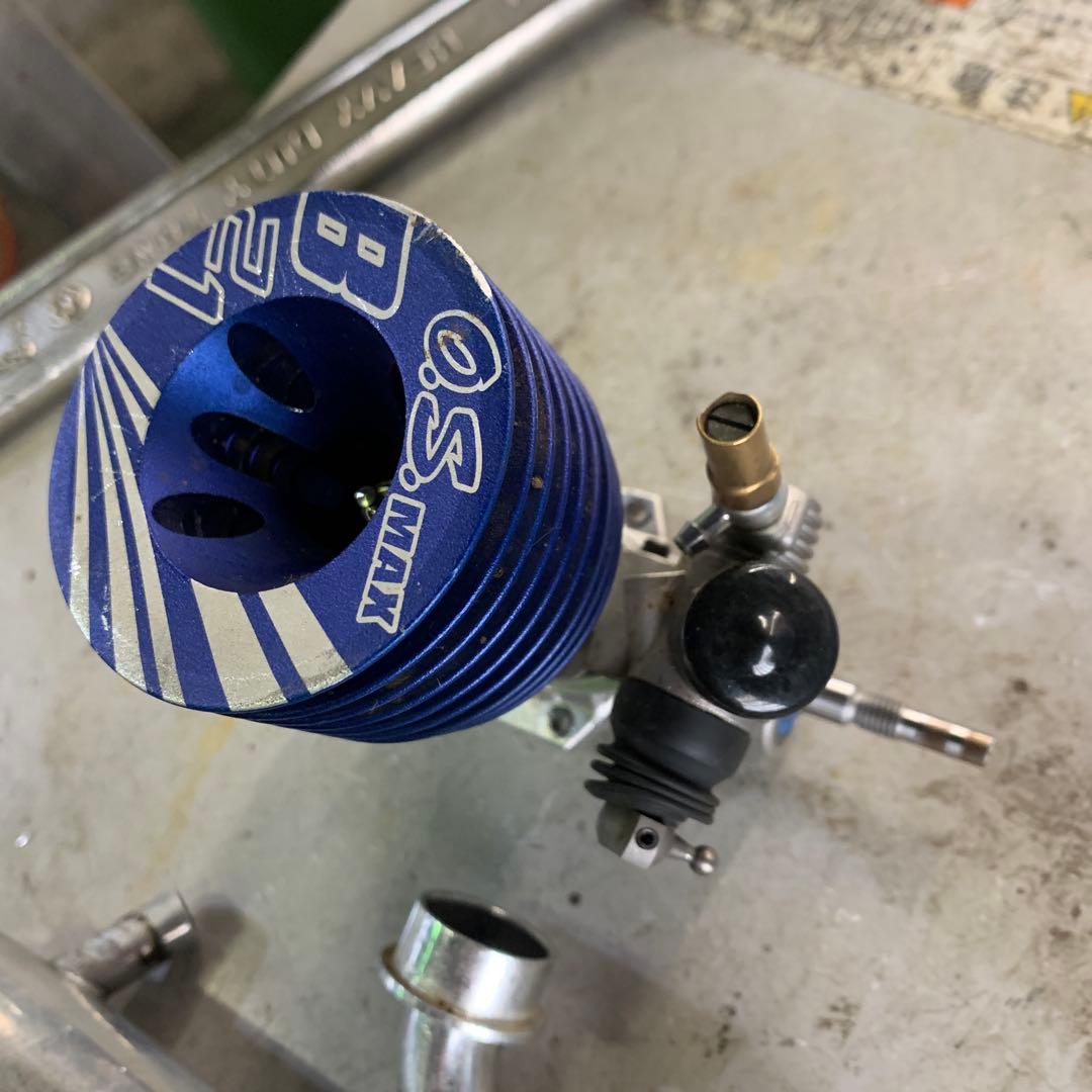 OS MAX 21 エンジン 青