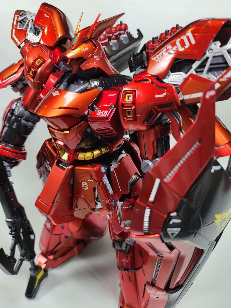 【塗装済み　ガンプラ　完成品】MG  1/100　サザビー　キャンディー塗装