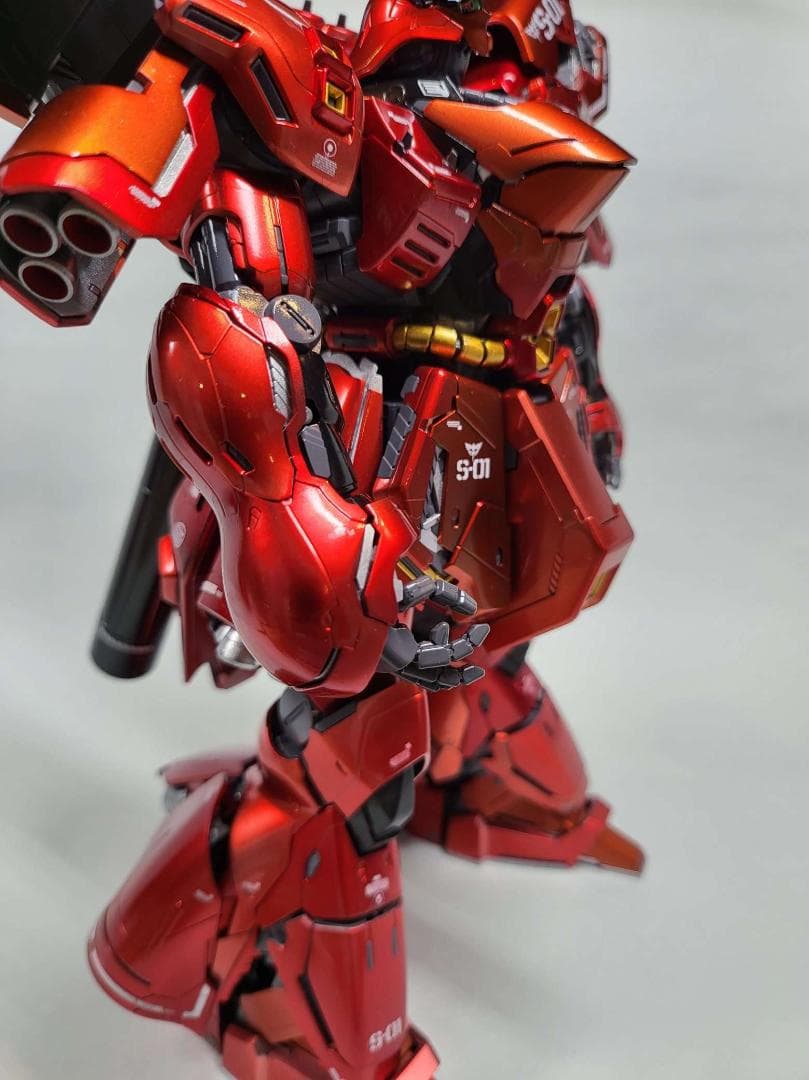 【塗装済み　ガンプラ　完成品】MG  1/100　サザビー　キャンディー塗装