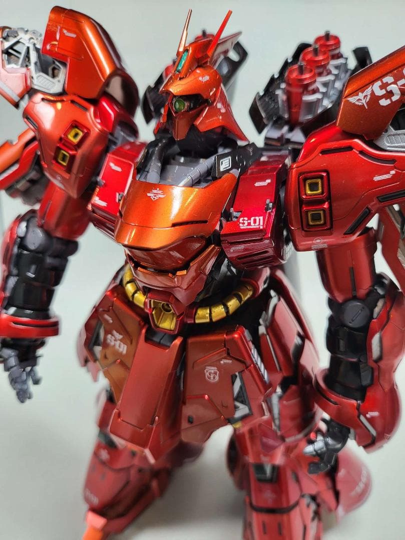 【塗装済み　ガンプラ　完成品】MG  1/100　サザビー　キャンディー塗装