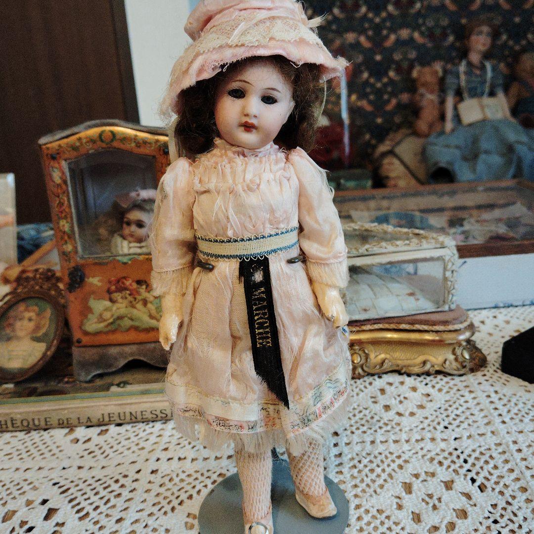 シモンハルビック♡レアウォークドール♡アンティークビスクドール
