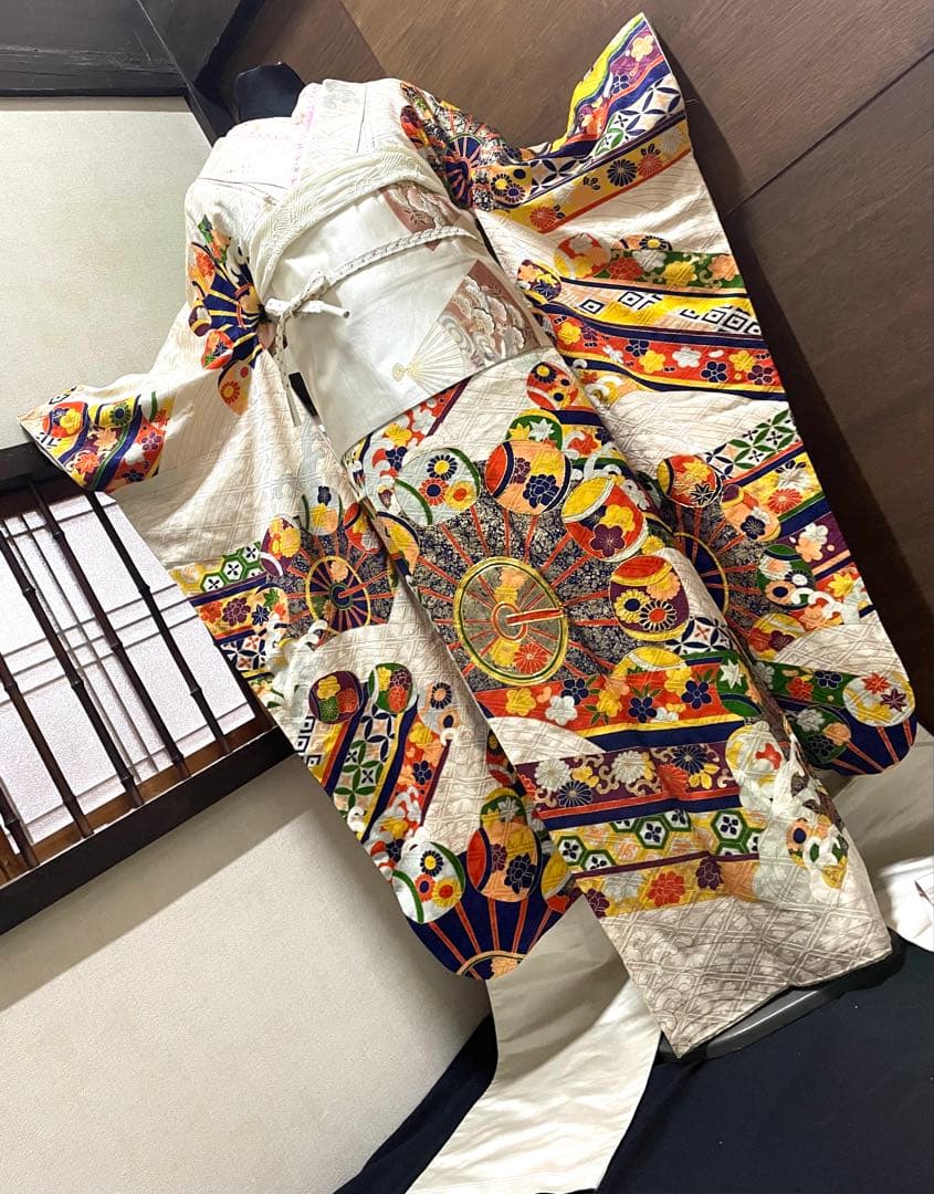 振袖 フルセット6点サイズM京友禅正絹金駒刺繍売り切り終了