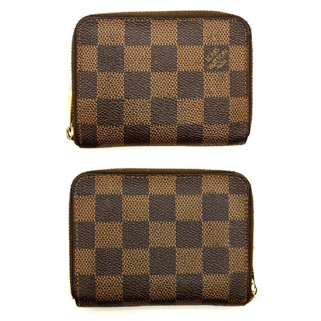 【極上美品】ルイヴィトン ダミエ エベヌ ジッピーパース 小銭入れ