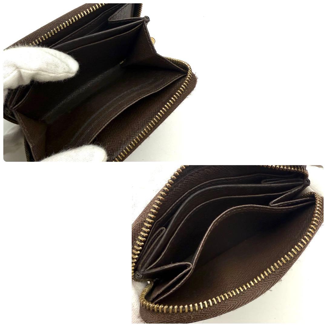 【極上美品】ルイヴィトン ダミエ エベヌ ジッピーパース 小銭入れ