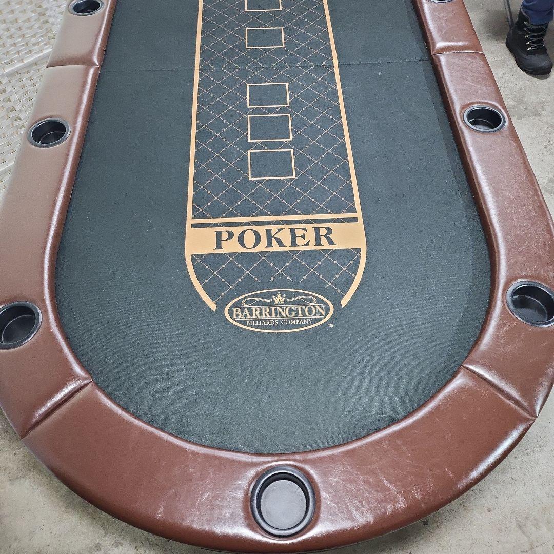 Barrington プレミアムポーカーテーブル 10人用 折り畳み