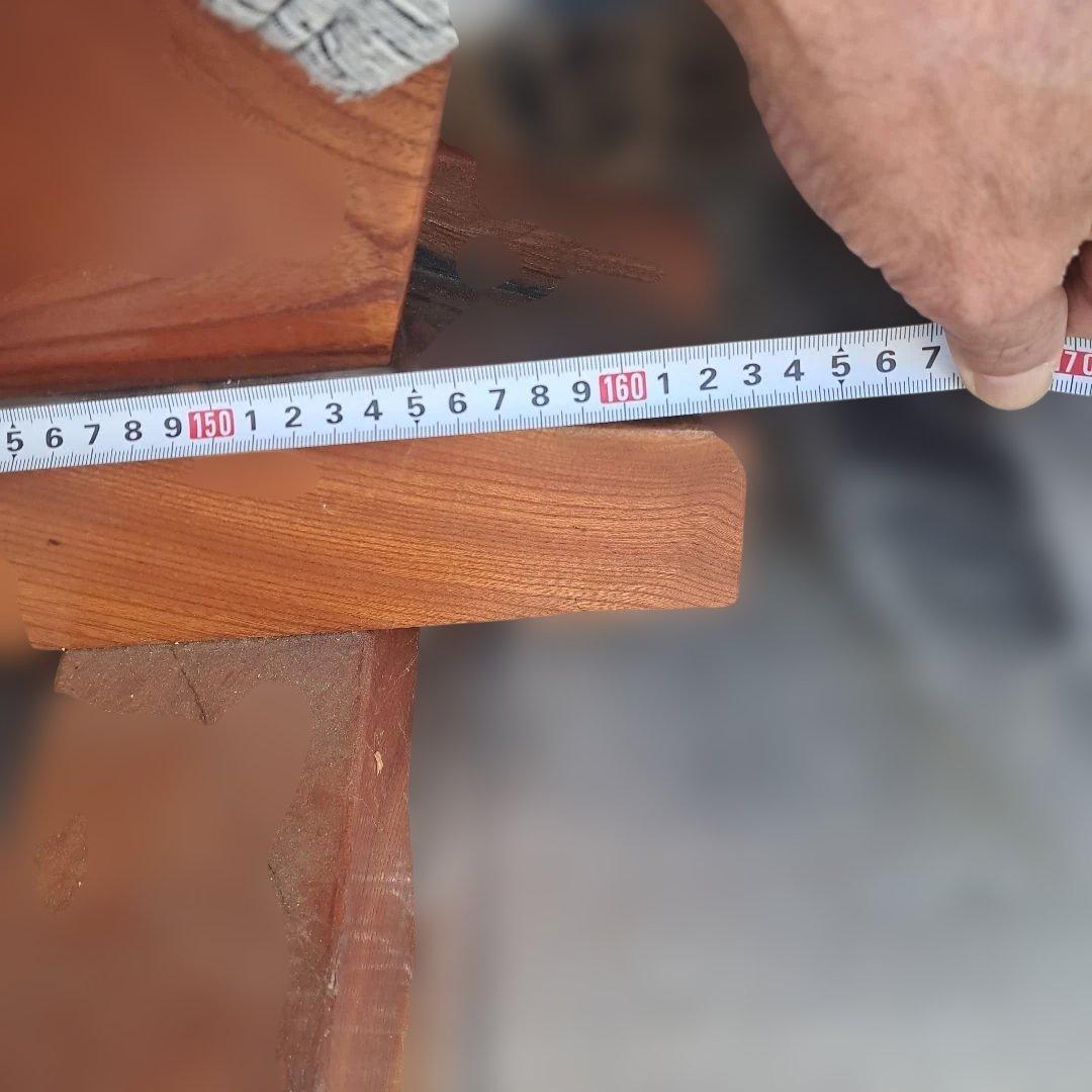 木製彫刻 自然形状 約60cm スタンド付き