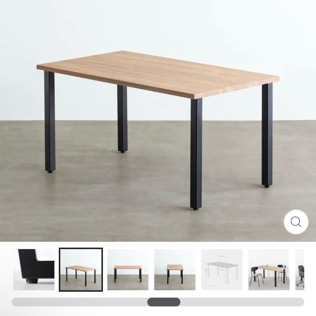 ダイニングテーブル kanademono 140×80