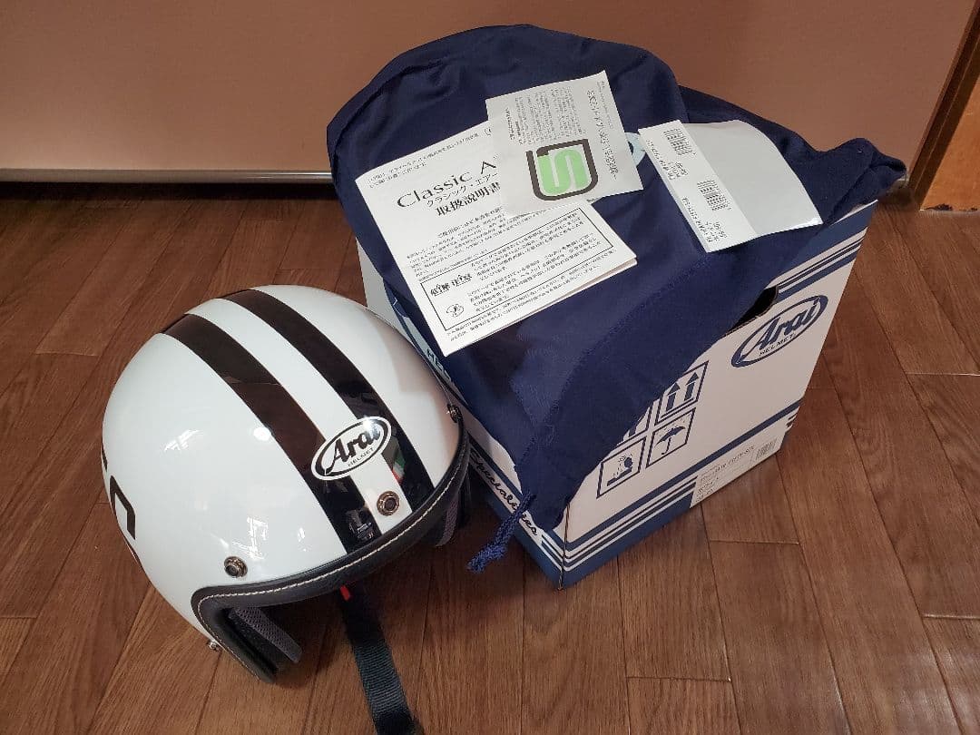 未使用 arai classic air 56design 59-60cm L