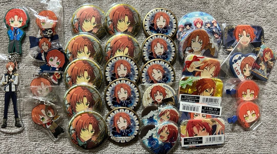 月永レオ 缶バッジ ストラップ あんスタ