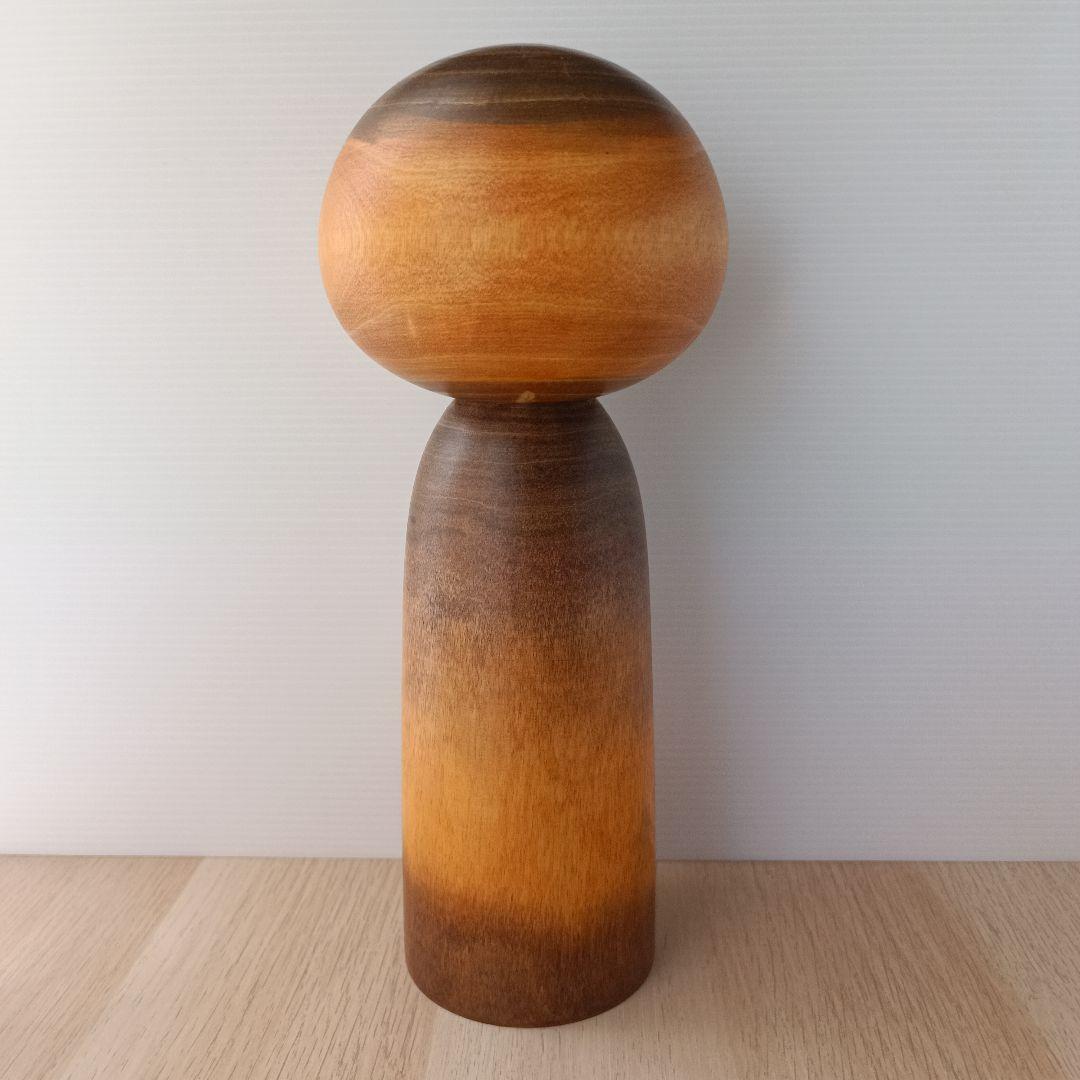 ②渡辺正雄 彩秋 約30cm 創作こけし 伝統工芸 内閣総理大臣賞受賞作家