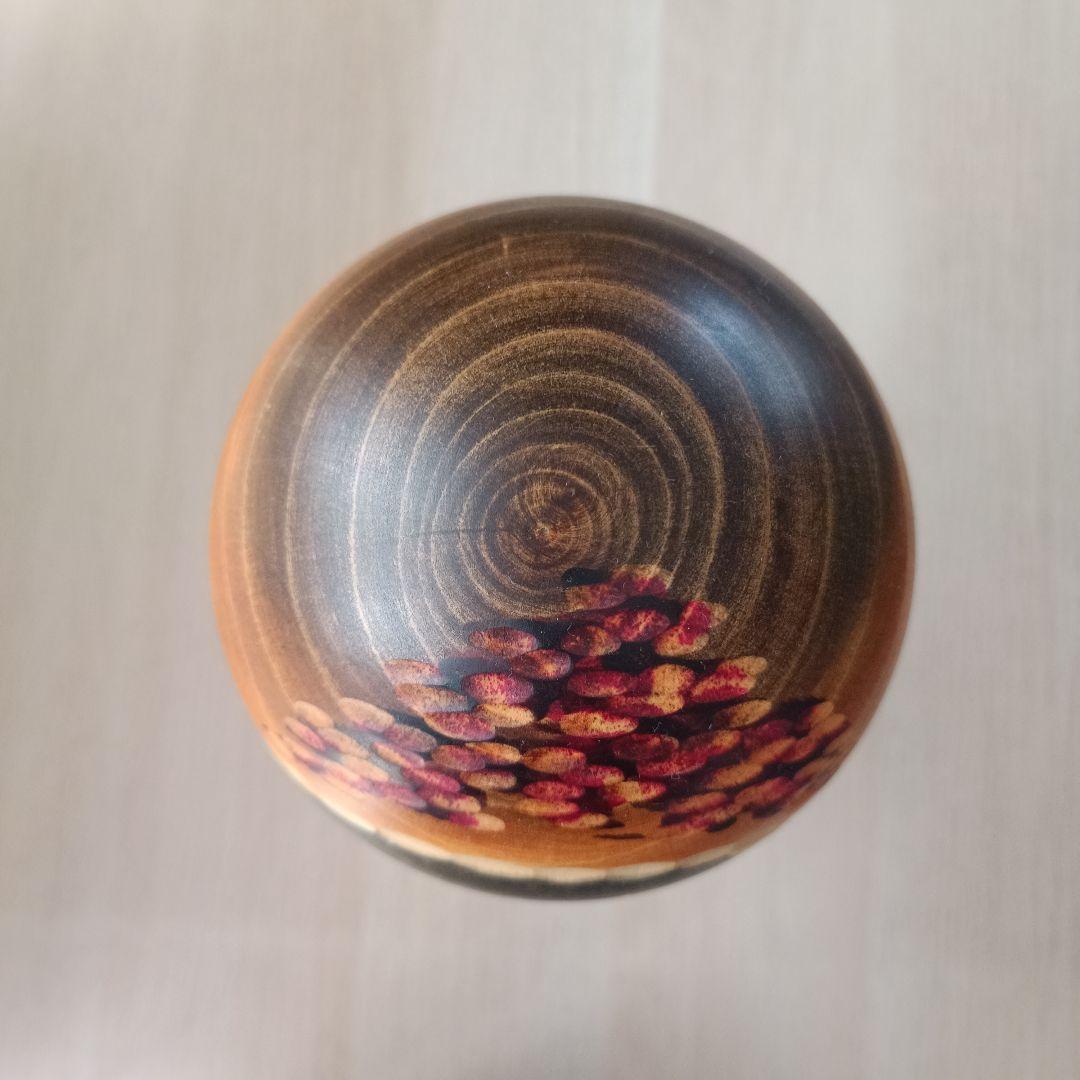 ②渡辺正雄 彩秋 約30cm 創作こけし 伝統工芸 内閣総理大臣賞受賞作家