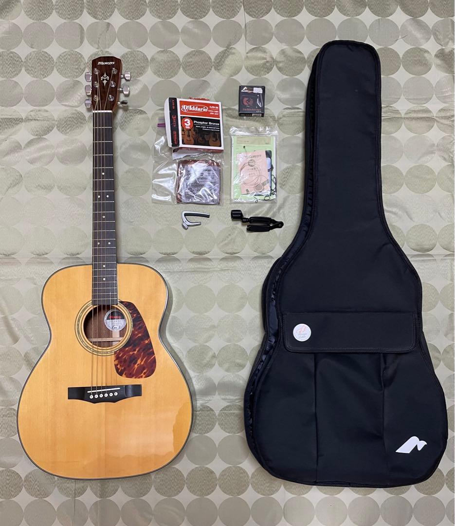 MORRIS モーリス楽器　アコースティックギター　F-35NAT チューナー等