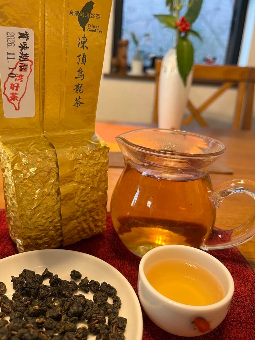 【台湾好茶】新発売 頂級 凍頂烏龍茶 五分火 中強い焙煎香 150g *4点