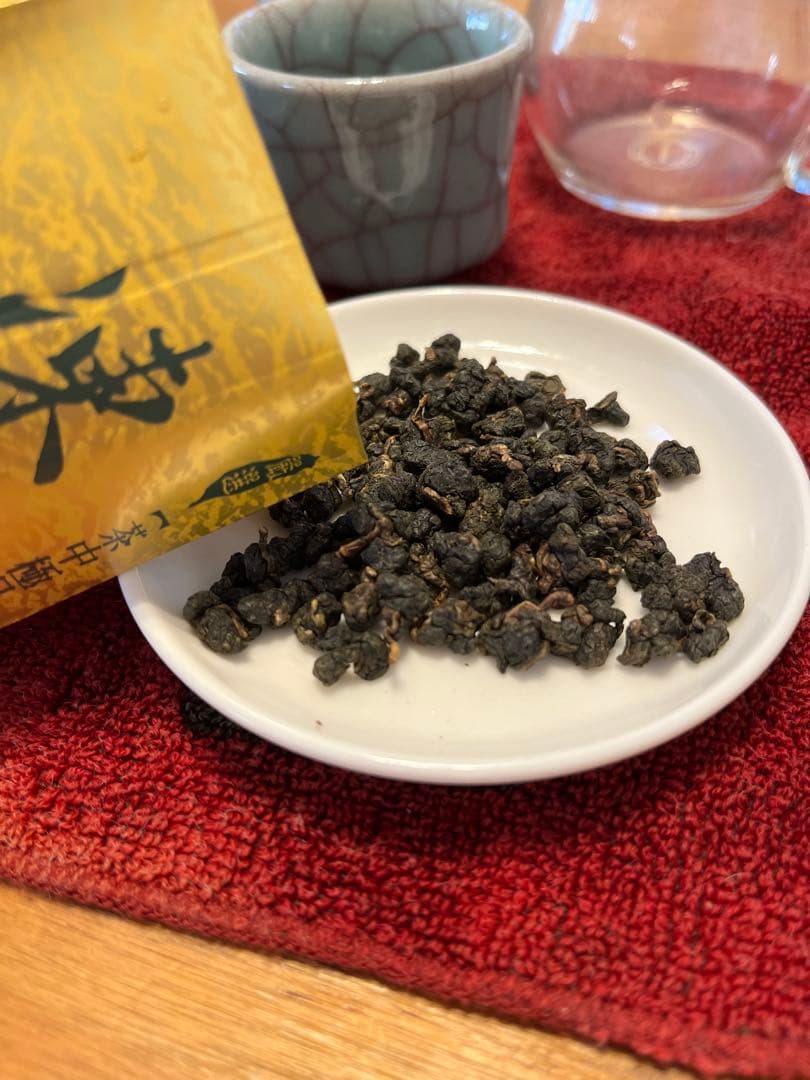 【台湾好茶】新発売 頂級 凍頂烏龍茶 五分火 中強い焙煎香 150g *4点