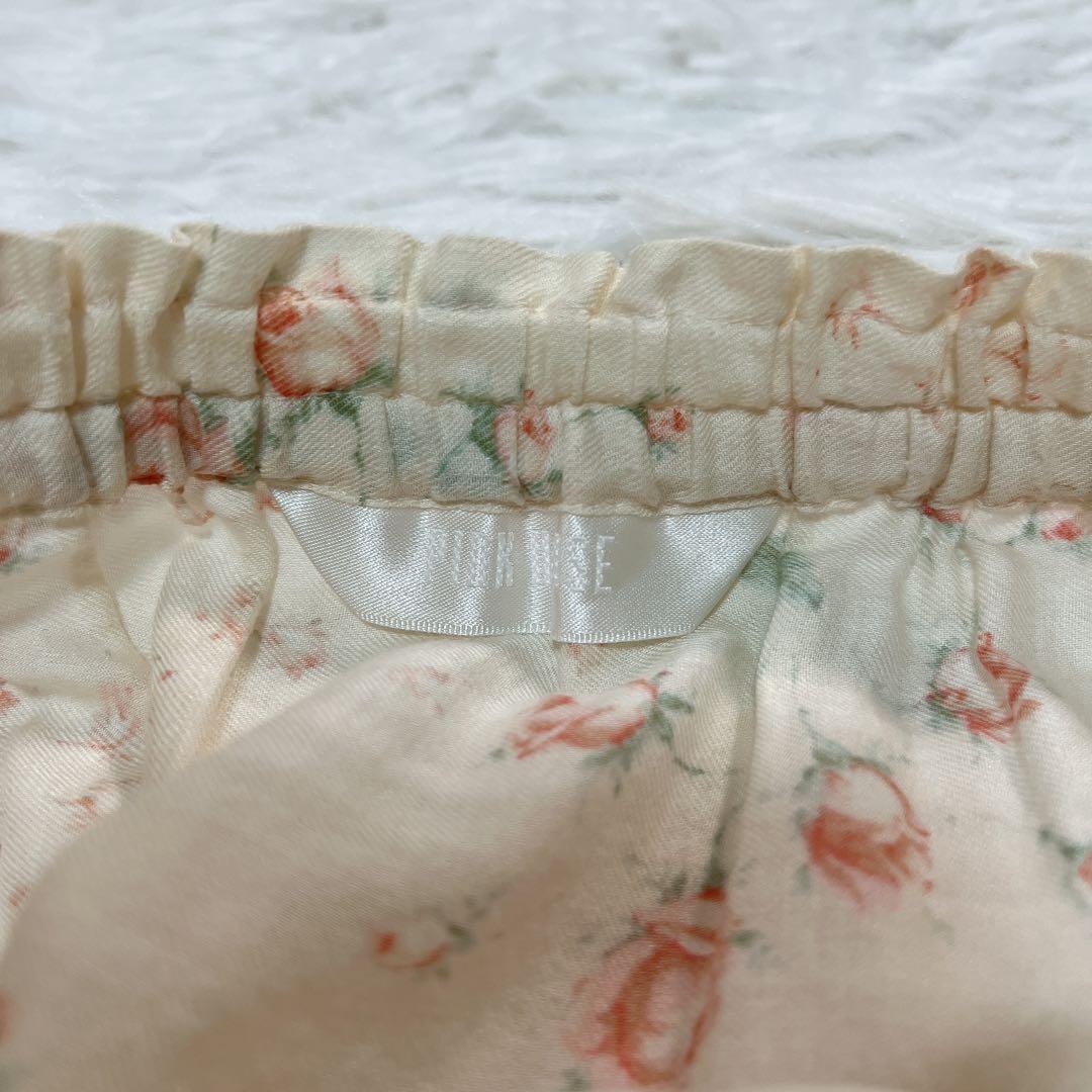 さよちゃん　ピンクハウス　フラワープリント ティアード ミディ スカート