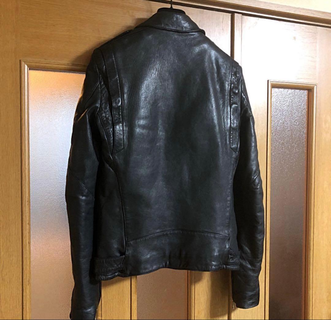 BALMAIN HOMME バルマン レザーライダースジャケット 44 バイカー