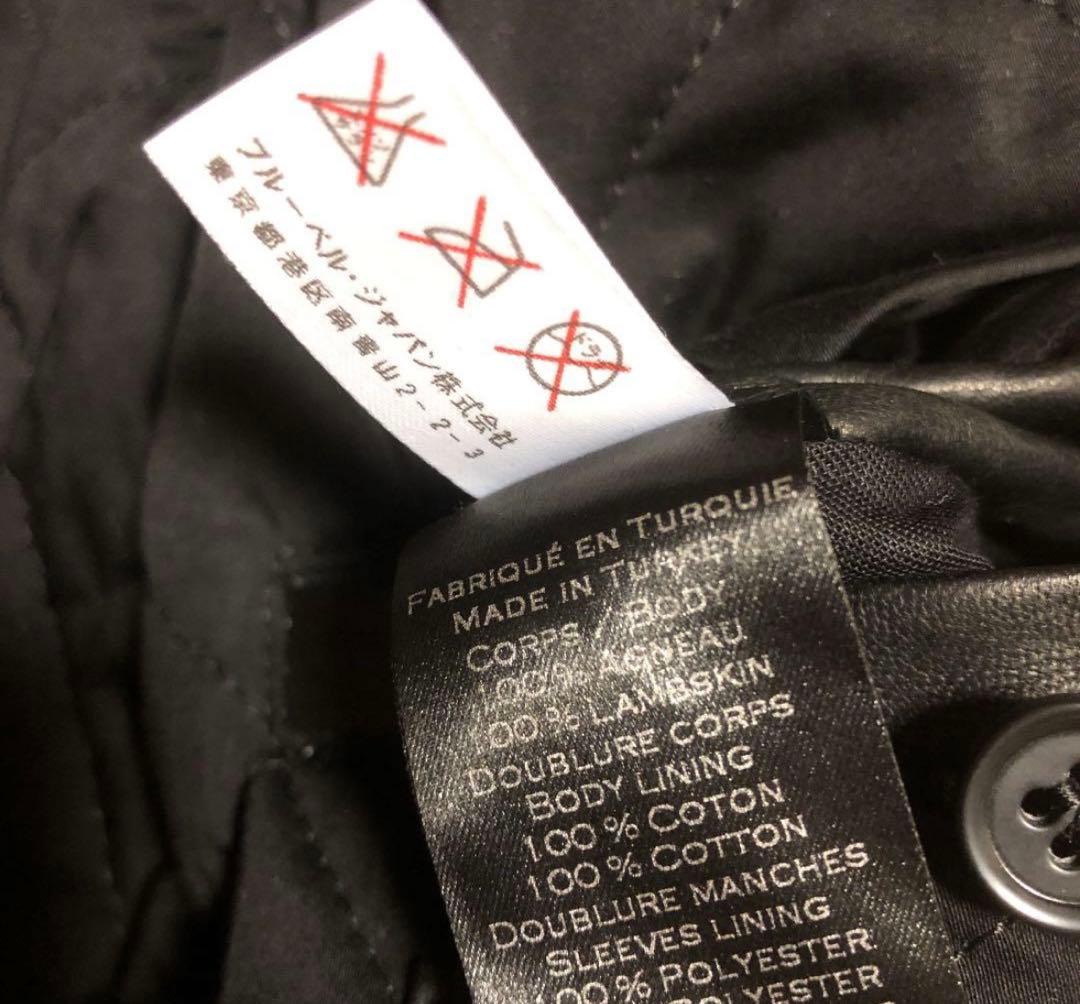 BALMAIN HOMME バルマン レザーライダースジャケット 44 バイカー