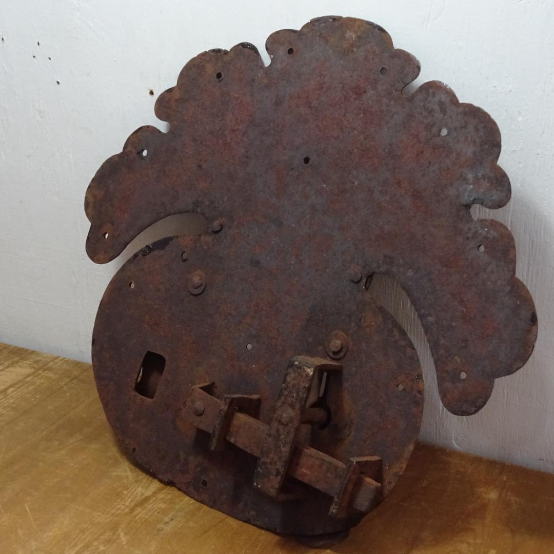 錆び鉄　古鉄　蔵 金具　アンティーク　金物　土蔵の蔵戸の金具