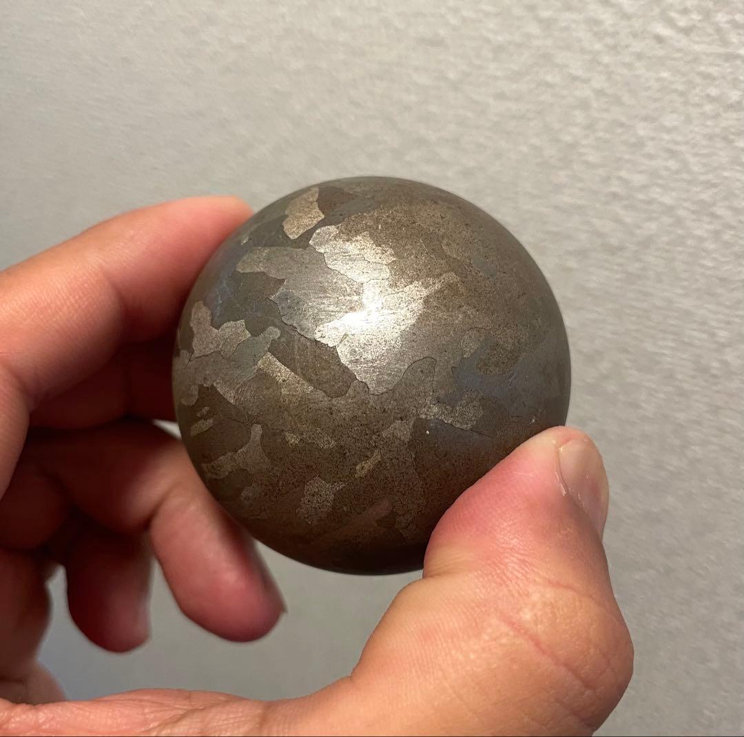 ※meiohsetsuna カンポデルシエロB 隕石丸玉　約5cm