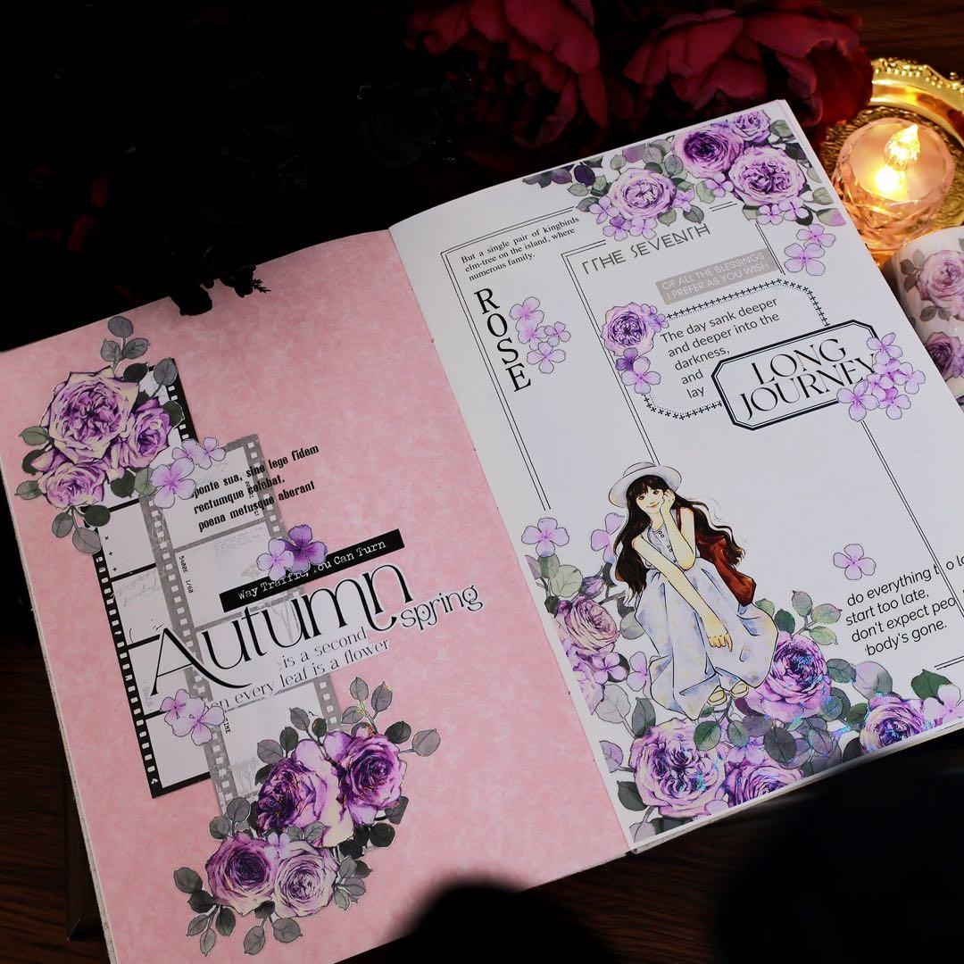 繁花文创《黛云裳》海外マスキングテープ　マステ 【2667】