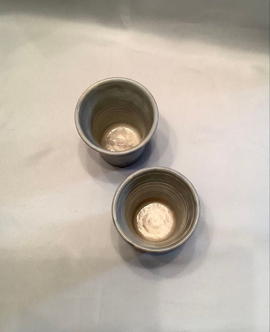 萩焼　ビアマグ2個セット