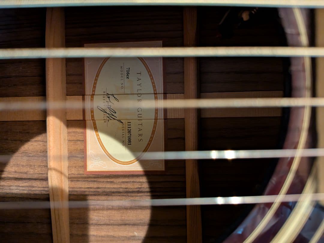 Taylor Guitar テイラー 716ce エレアコ 中古激鳴り
