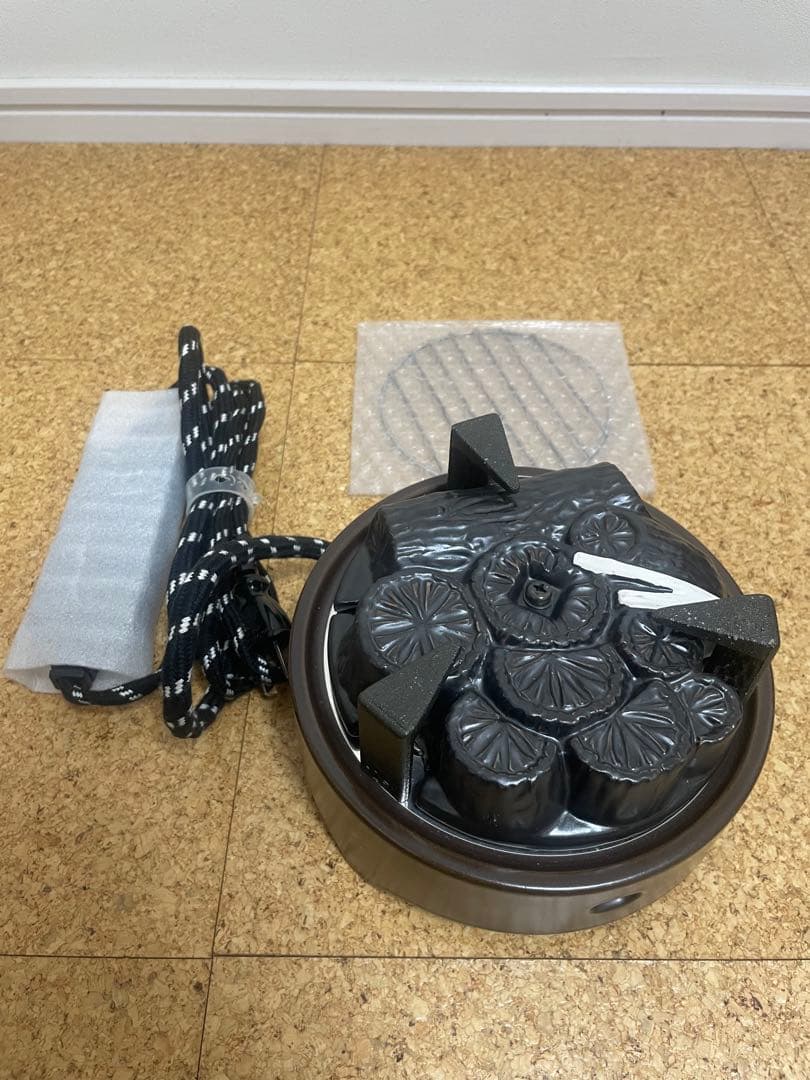 ヤマキ電器 茶道具 遠赤外線電気炭 YU-002-C［表千家用］３段階切替