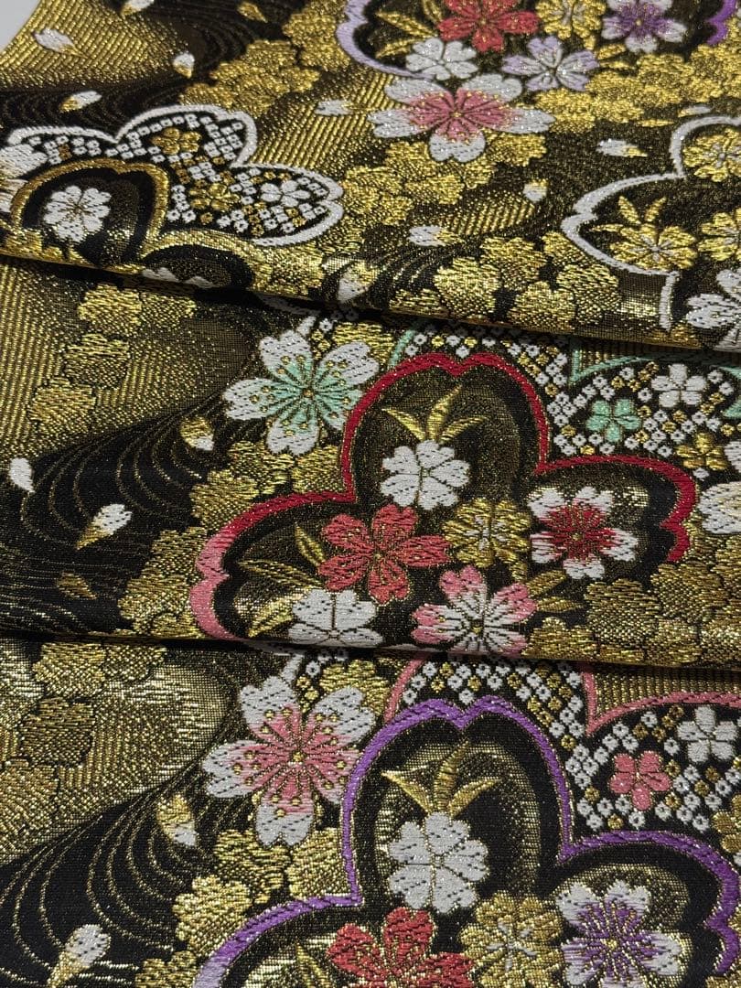 ｒ*ｕ様 裄７２ｃｍ　豪華　４点セット　花車に毬模様　刺繍振袖