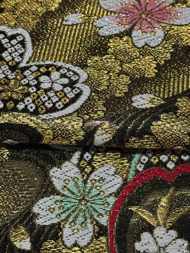 ｒ*ｕ様 裄７２ｃｍ　豪華　４点セット　花車に毬模様　刺繍振袖