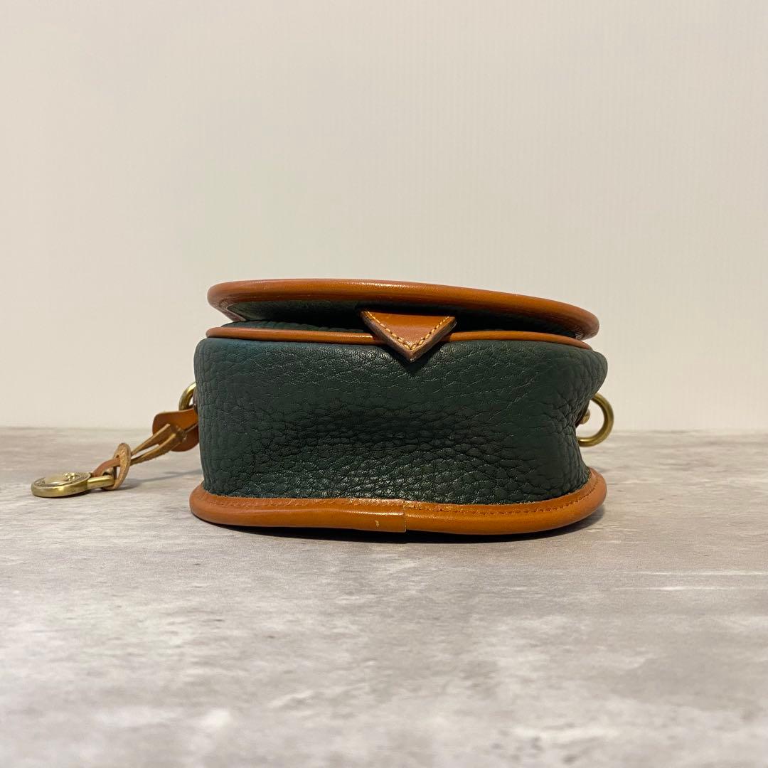 【極美品】ドゥーニー&バーク ショルダーバッグ ポシェット ビッグロゴ レザー