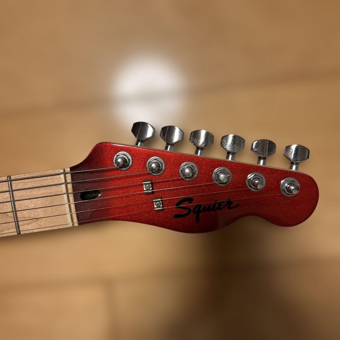 Squier fender テレキャスタースタイル エレキギター レッド