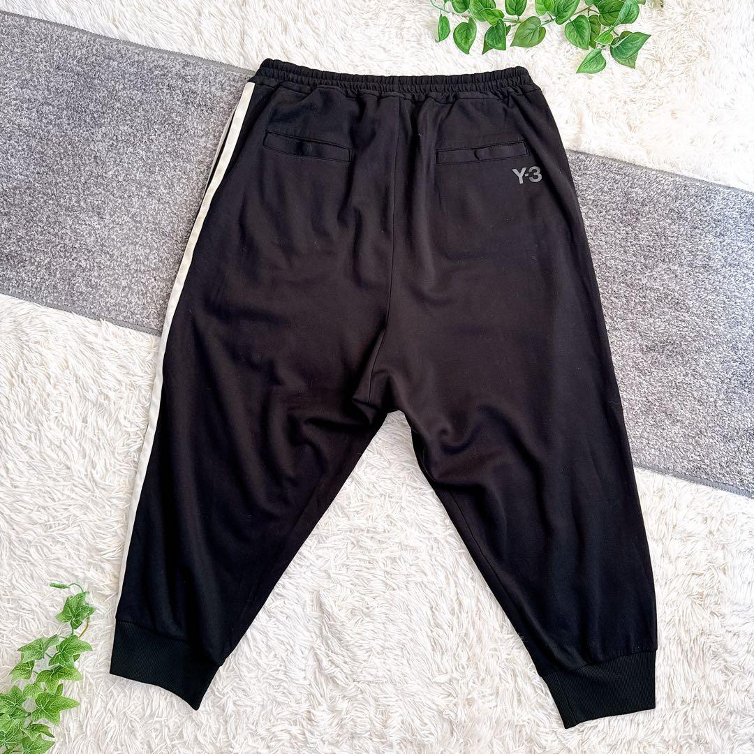 Y-3 ワイスリー ストライプス サルエル トラックパンツ Lサイズ