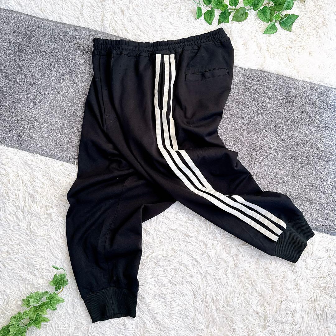 Y-3 ワイスリー ストライプス サルエル トラックパンツ Lサイズ