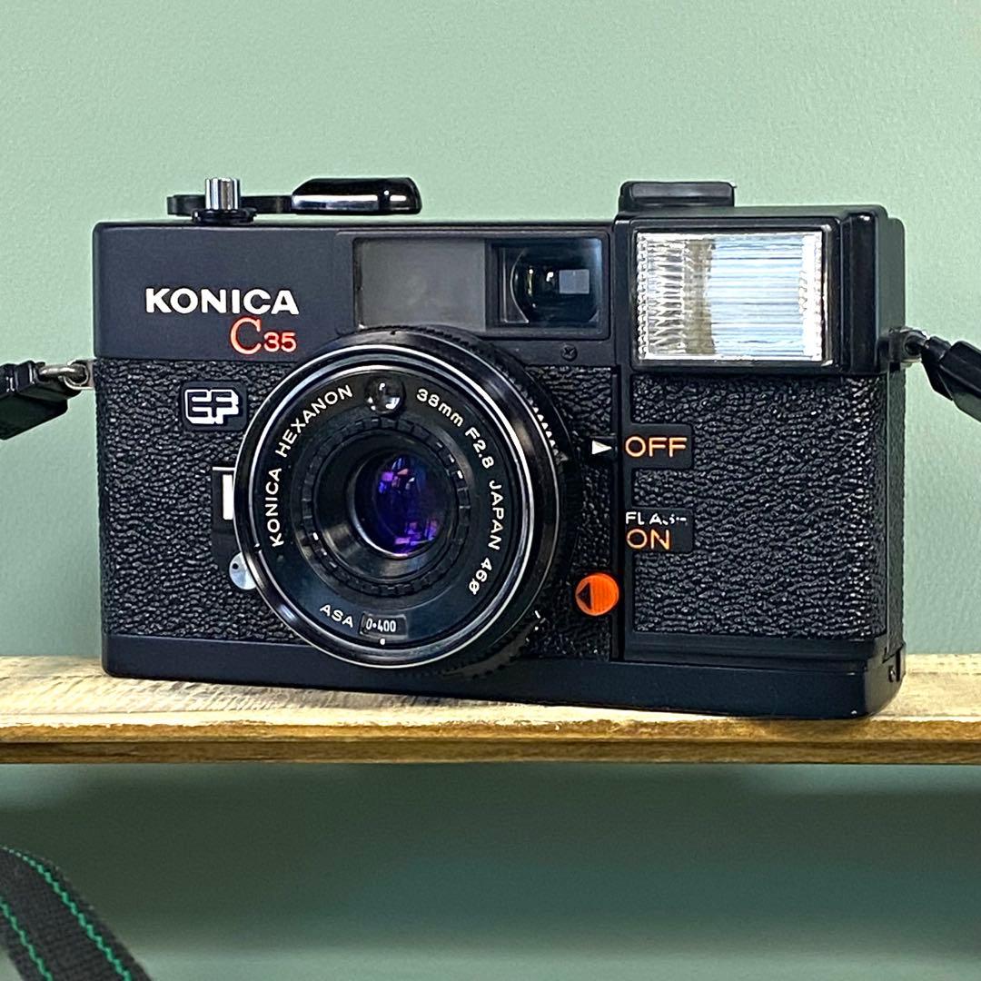 【作動保証1ヶ月】　整備済、完動品/ コニカ Konica C35 EF