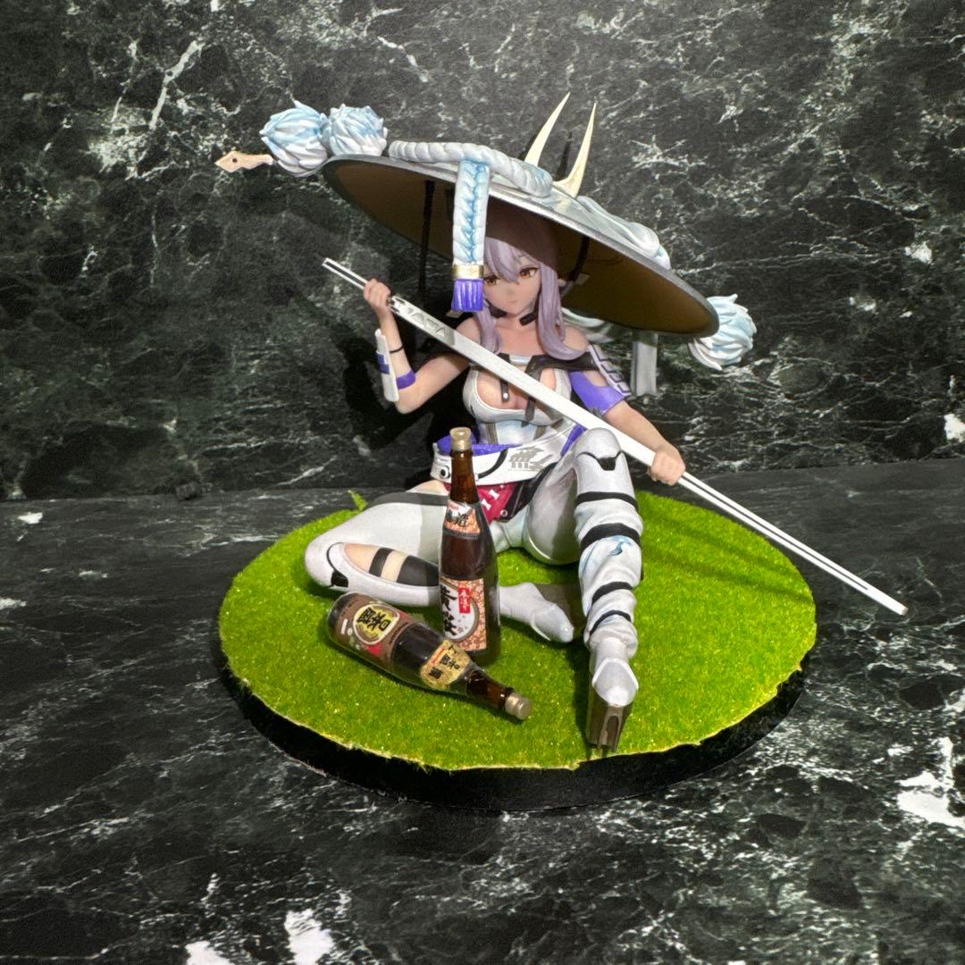 一番くじ 勝利の女神:NIKKE ニケ B賞　紅蓮　ジオラマ　リペイント