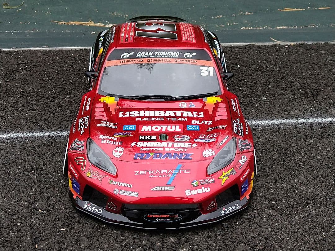 SHIBATA　GR86　D1ボディ　塗装済新品ラジコンボディ