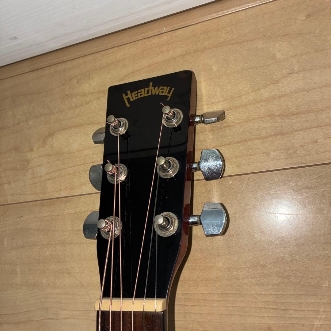 新品弦交換済みHeadway　HCD-18　アコースティックギター　サンバースト