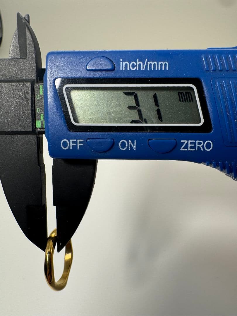 ゴールド シンプルリング 31.1mm/2.71g