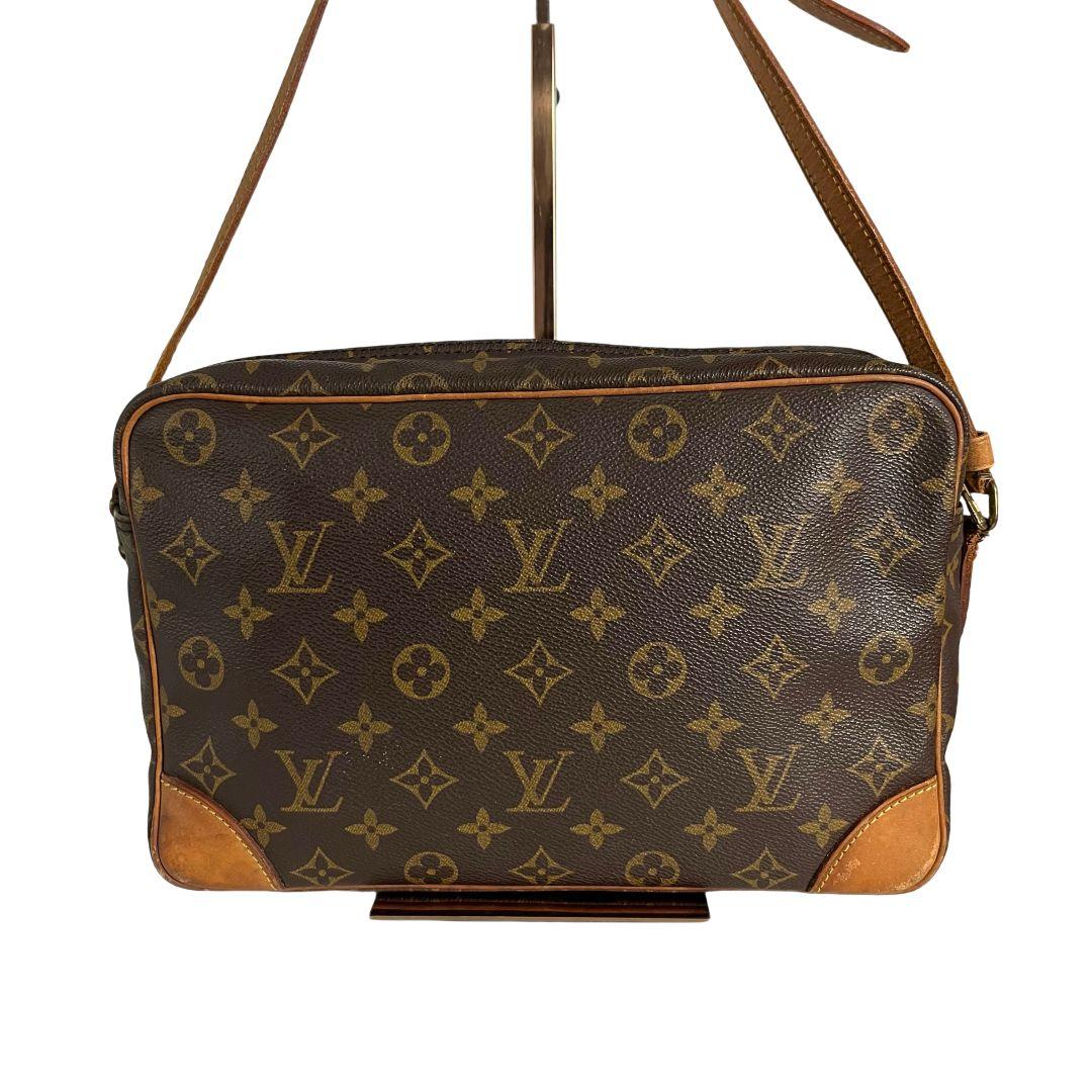【鑑定済】ルイヴィトン　トロカデロ 30　モノグラム　ショルダーバッグ　ブラウン