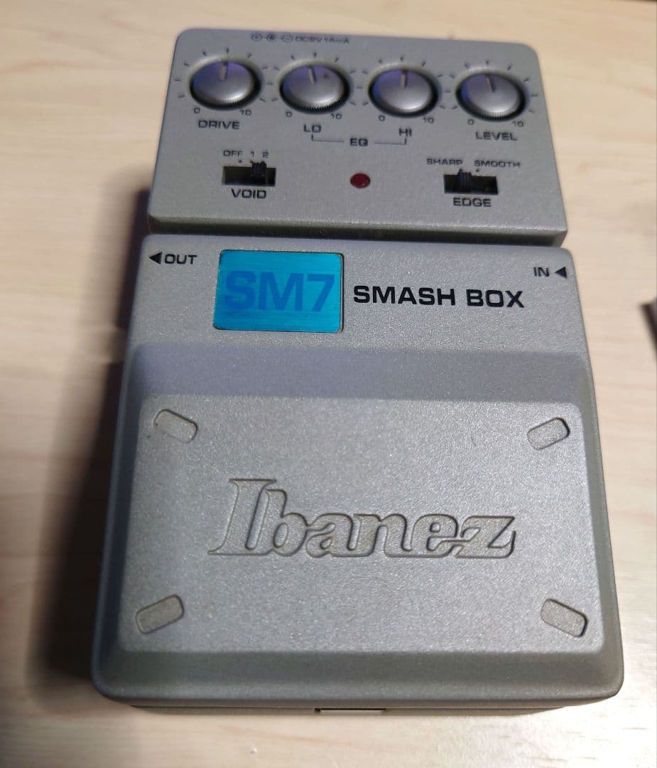 廃盤 Ibanez SM7 Smash Box ギターエフェクター箱、説明書有り