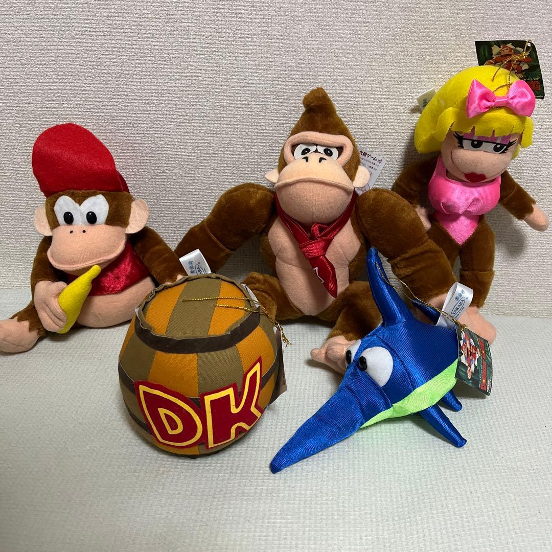 非売品　スーパードンキーコング　ぬいぐるみ　5点セット