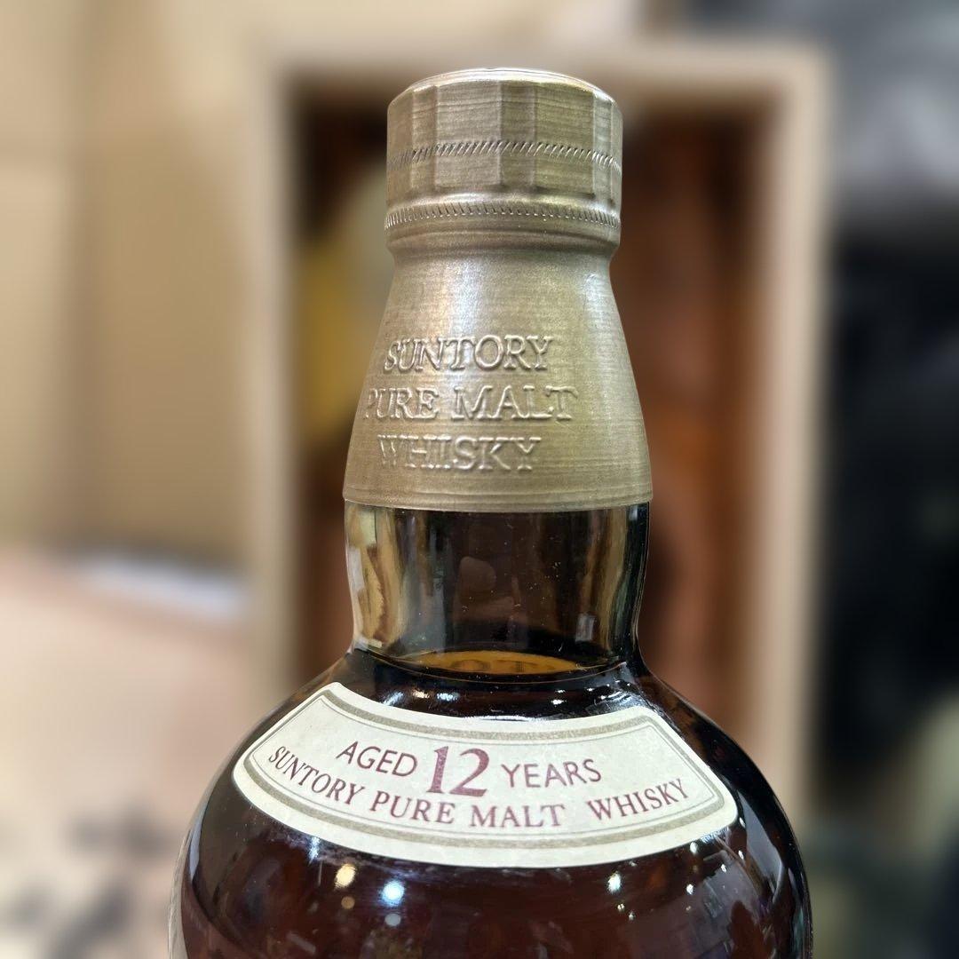 6983 【木箱付き】山崎12年 サントリーピュアモルトウイスキー 750mL