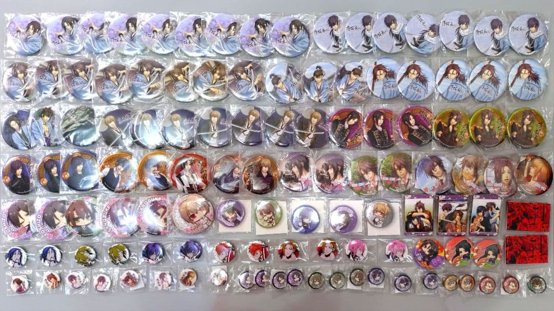 薄桜鬼 ナンジャタウン オトカフェ オトメイト 缶バッジ 190点