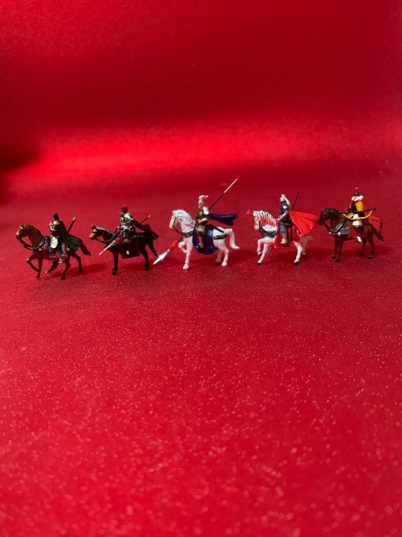 三国志　五虎大将出陣　フィギュア　1／80