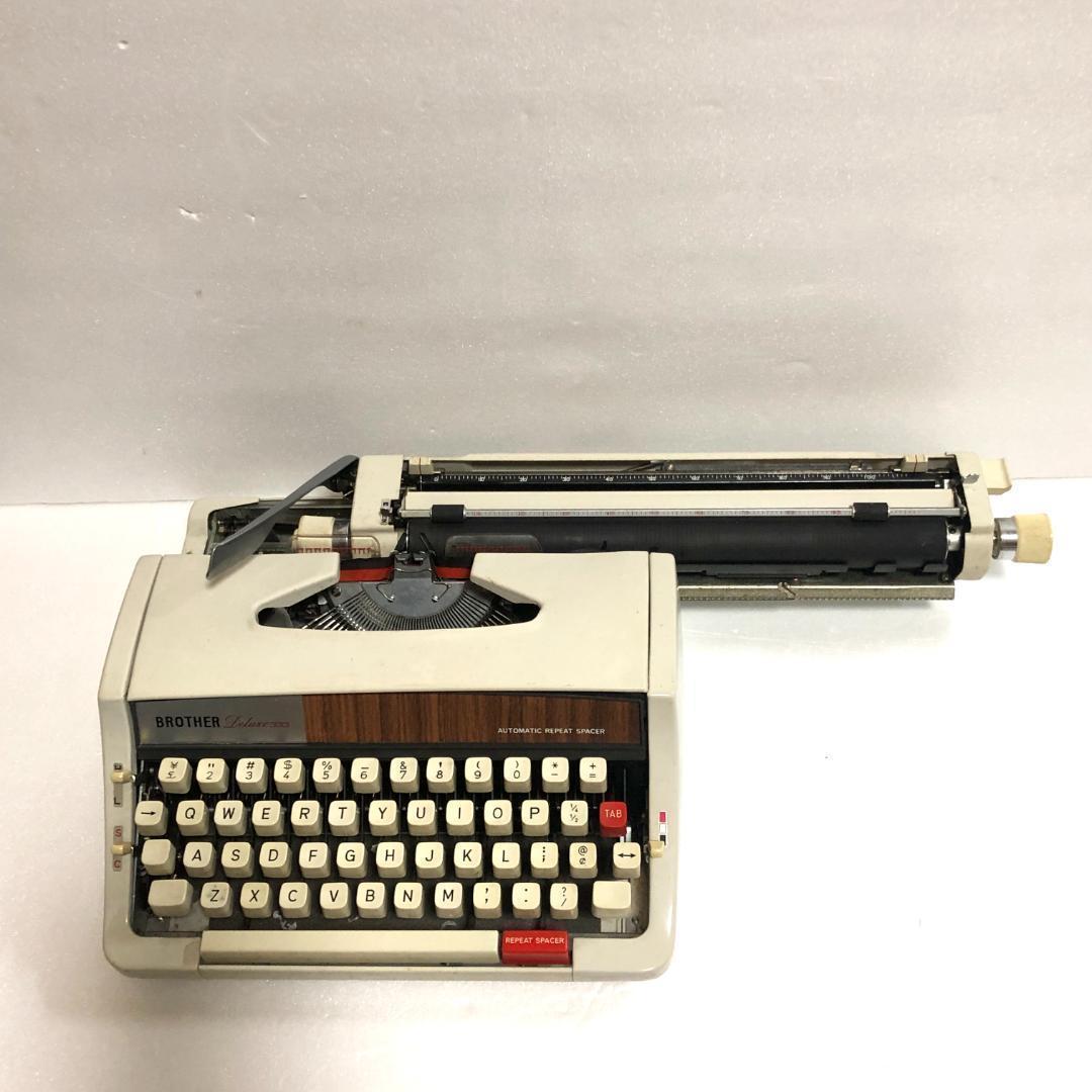 タイプライター　BROTHER (ブラザー)ヴィンテージ品、動作状態良好、日本製