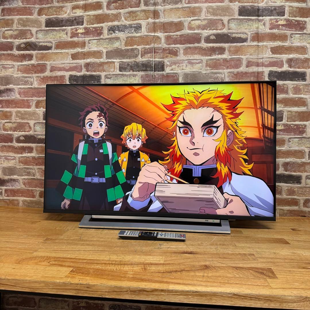 東芝 50V型 4Kチューナー内蔵 液晶テレビ レグザ 50M530X W録画○