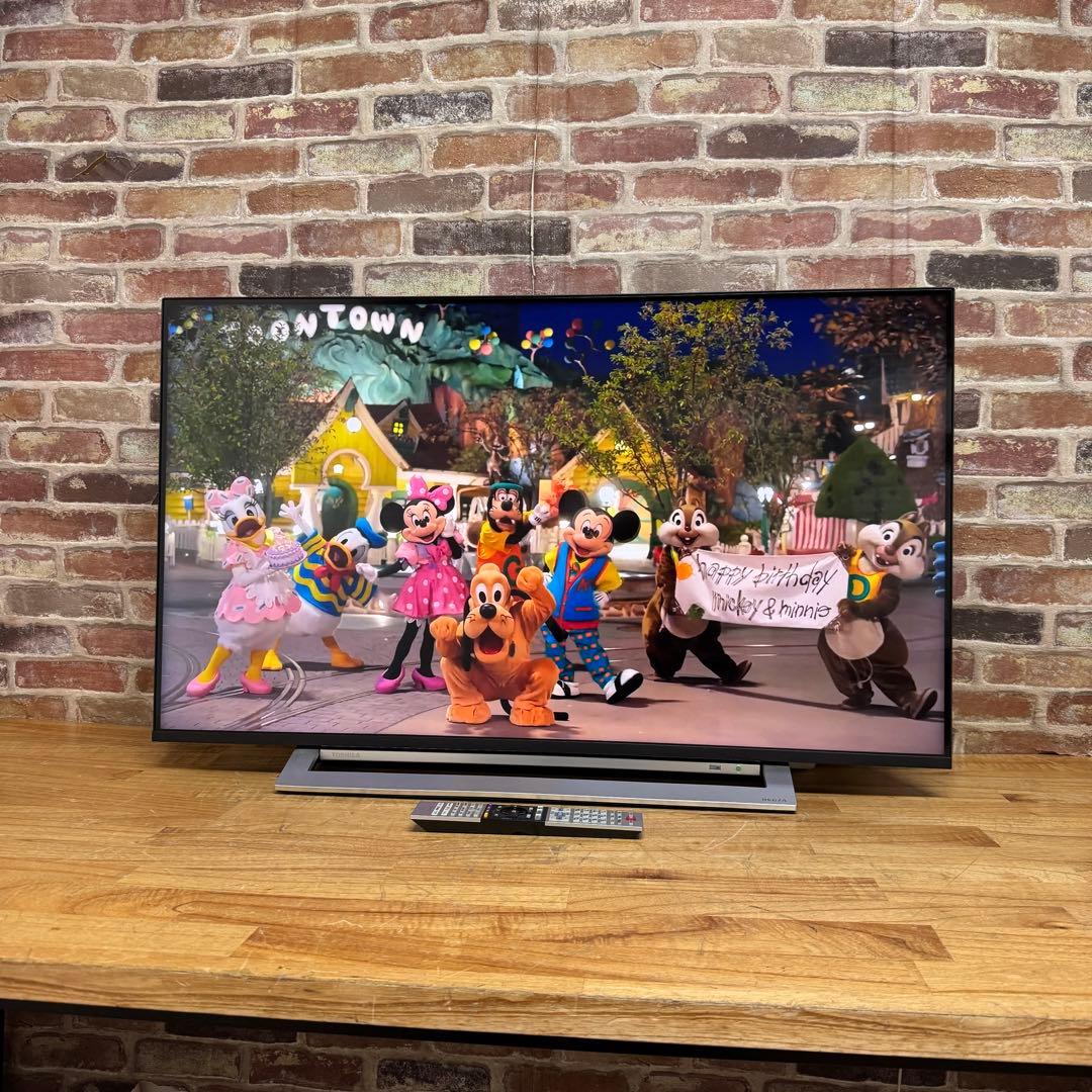 東芝 50V型 4Kチューナー内蔵 液晶テレビ レグザ 50M530X W録画○