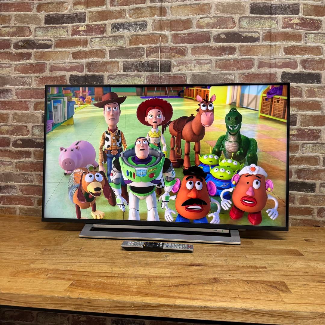 東芝 50V型 4Kチューナー内蔵 液晶テレビ レグザ 50M530X W録画○
