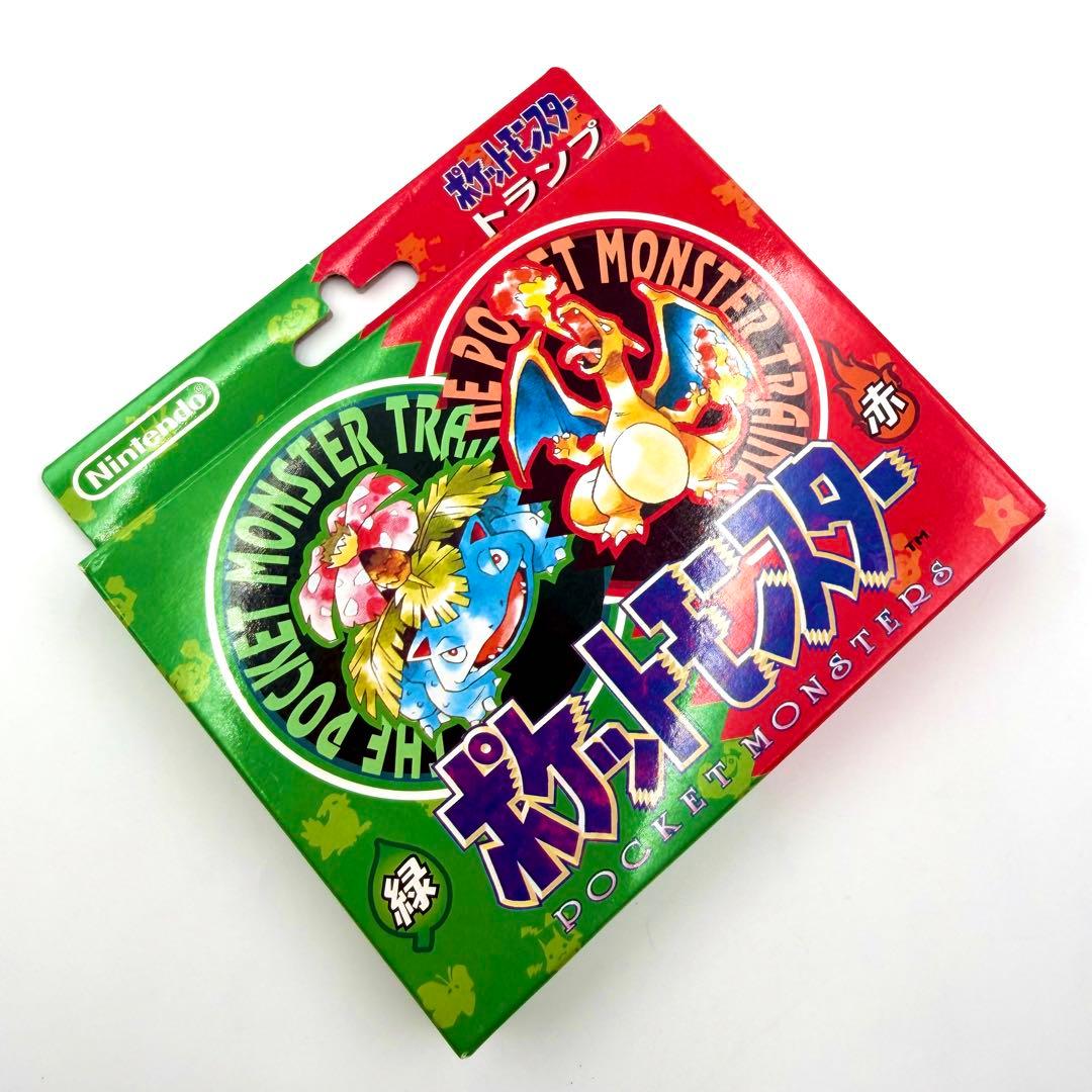 超激レア【新品/未使用】ポケットモンスター トランプ 赤 緑 ポケモン カード